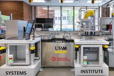 Rockwell Automation smart factory at the Connected Systems Institute.