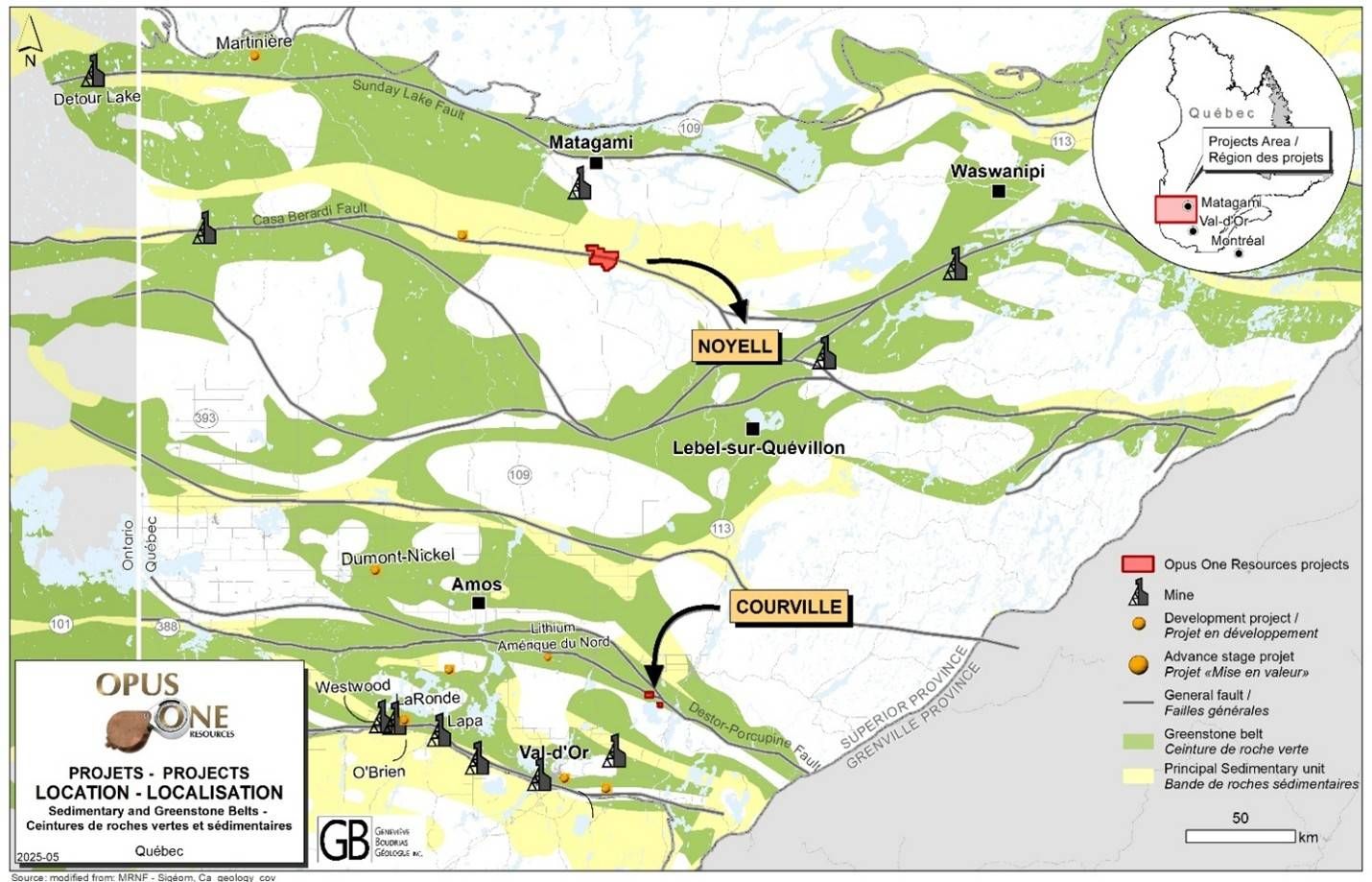 OPUS ONE'S NOYELL PROPERTY LOCATION MAPS