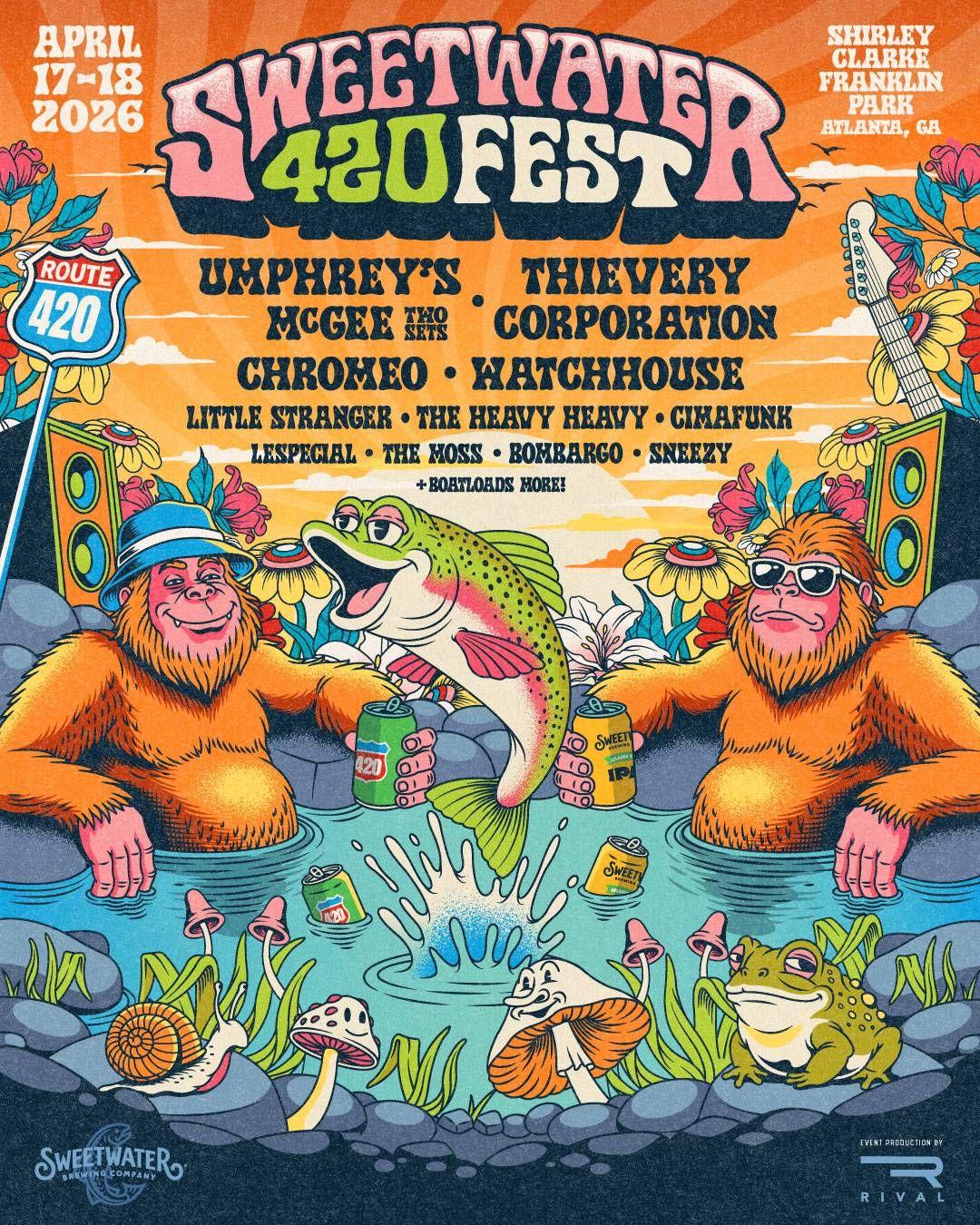 SweetWater 420 Fest Poster