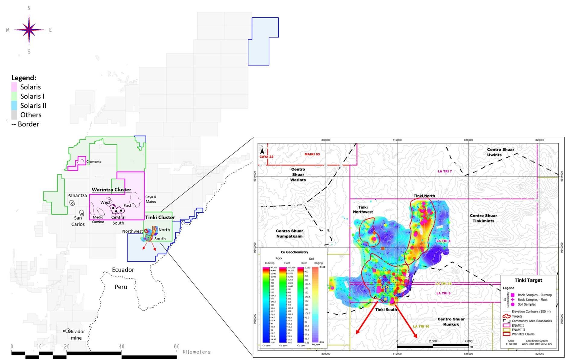 Image 1: Map of the Warintza Cluster