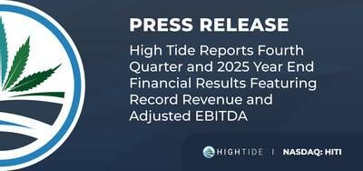 High Tide Inc., January 29, 2026 (CNW Group/High Tide Inc.)