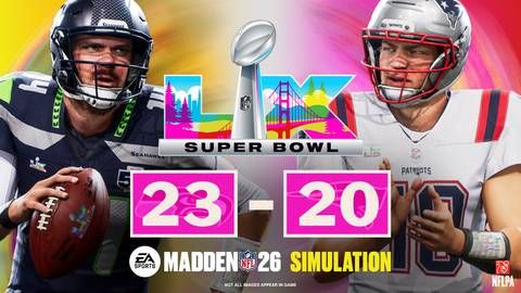 EA SPORTS Madden NFL 26 predicts Seahawks victory.