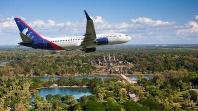 New Boeing customer, Air Cambodia, orders up to 20 737 MAX jets that will fly in the airline's new livery.