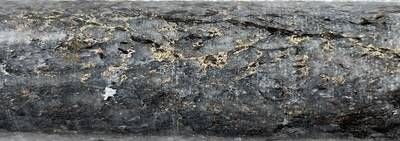 Figure 1. Mineralization in Diamond Drill Hole PIPY25-08 (CNW Group/Nican Ltd.) Figure 1. Mineralization in Diamond Drill Hole PIPY25-08 (CNW Group/Nican Ltd.)