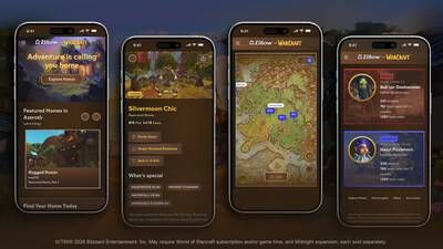 The Zillow for Warcraft experience brings Zillow's familiar home exploration into a fantasy setting.