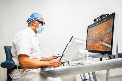 Dr. Jihad Kaouk, professor and chair of the Glickman Urologic Institute and the Zegarac-Pollock Endowed Chair in Robotic Surgery at Cleveland Clinic, was the first surgeon in the United States to perform a commercial surgical procedure using the Hugo™ RAS system, following the system's FDA clearance for urologic surgical procedures in December 2025. Credit: Cleveland Clinic