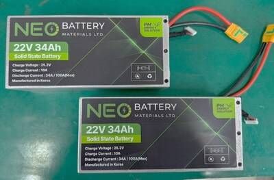 High-Capacity NBM Drone Cell Packs with Silicon (CNW Group/NEO Battery Materials Ltd.)