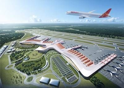 Artistic rendering of Phu Quoc International Airport by Sun Aviation Group, which is scheduled to open in 2027. (Photo courtesy of Sun Group)