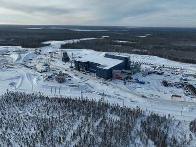 Site Layout – Looking West (Middle of December 2025) (CNW Group/Foran Mining Corporation) Site Layout – Looking West (Middle of December 2025) (CNW Group/Foran Mining Corporation)