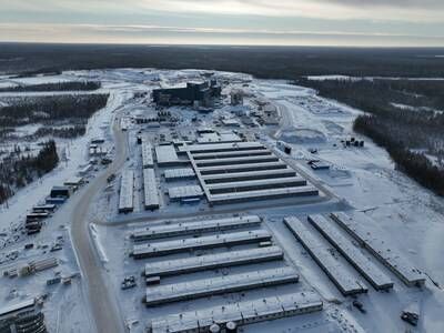 Site Layout – Looking South (Middle of December 2025) (CNW Group/Foran Mining Corporation) Site Layout – Looking South (Middle of December 2025) (CNW Group/Foran Mining Corporation)