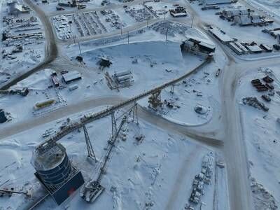 Primary Crusher and Conveyor Assembly (Middle of December 2025) (CNW Group/Foran Mining Corporation) Primary Crusher and Conveyor Assembly (Middle of December 2025) (CNW Group/Foran Mining Corporation)