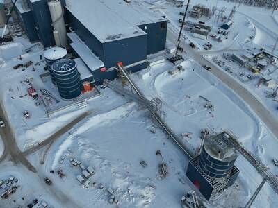 Crushed Ore Conveyor and Process Plant (Middle of December 2025) (CNW Group/Foran Mining Corporation) Crushed Ore Conveyor and Process Plant (Middle of December 2025) (CNW Group/Foran Mining Corporation)