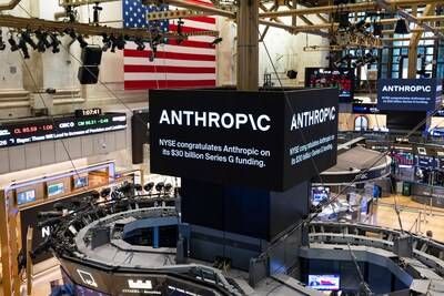 NYSE congratulates Anthropic on its funding.