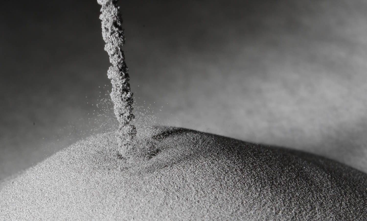 Image: PyroGenesis' titanium metal powder as produced by its NexGen™ plasma atomization system.