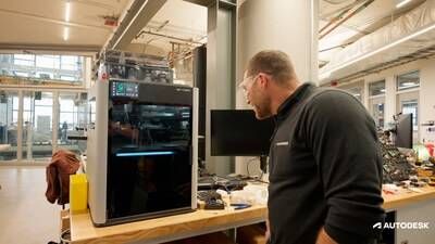 Mike Schultz at the Autodesk Boston Tech Center
