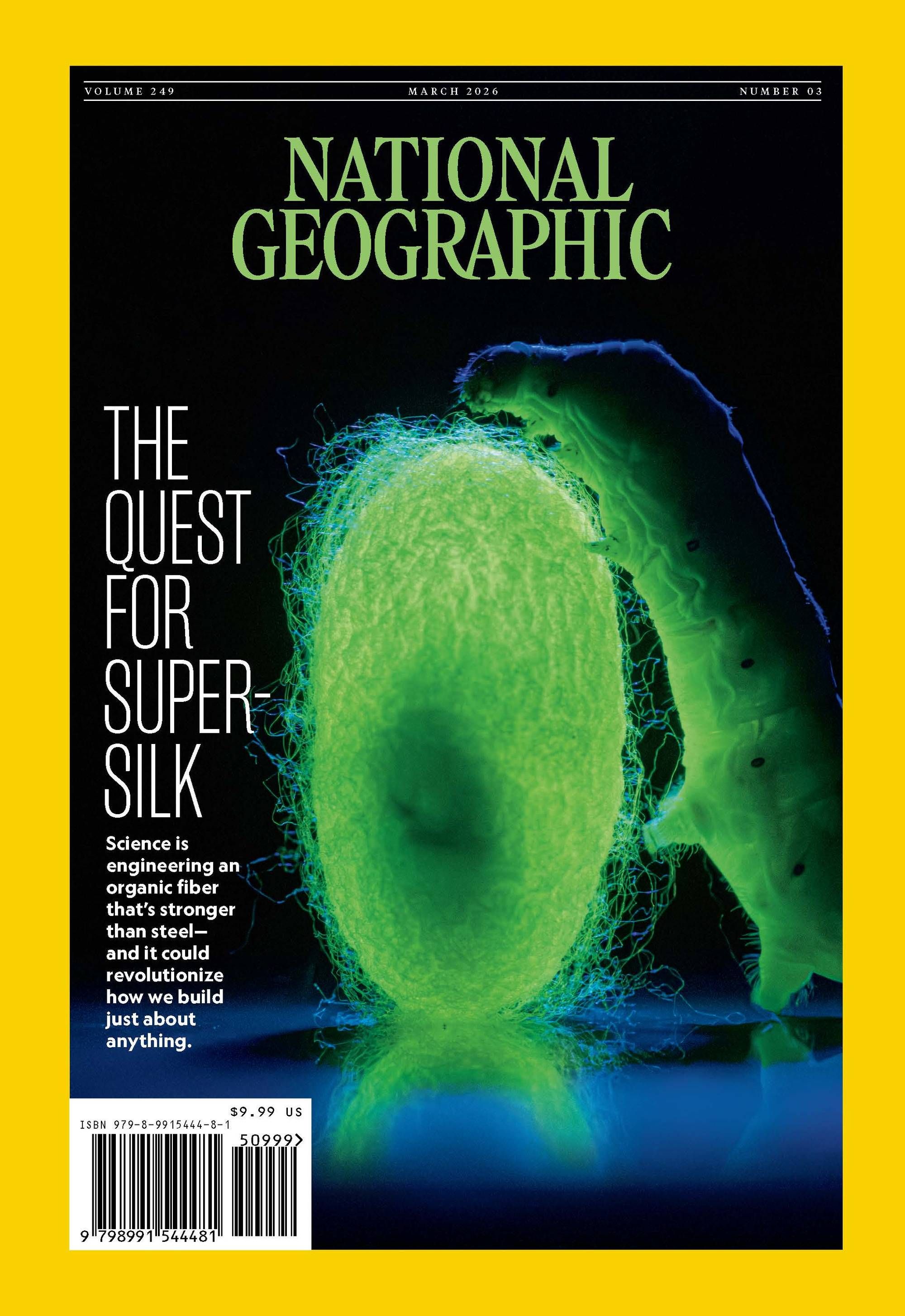Kraig Biocraft Laboratories (OTCQB: KBLB) featured on Cover of March 2026 National Geographic