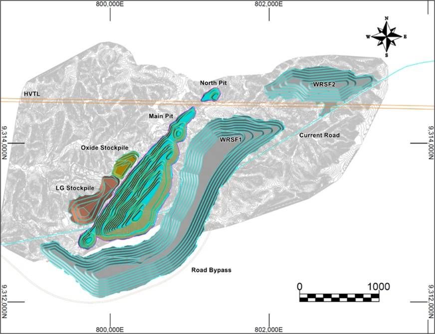 Site General Layout (Source: Deswik)
