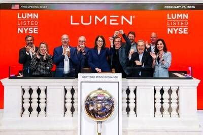 Lumen Celebrated Recent Transformation at NYSE