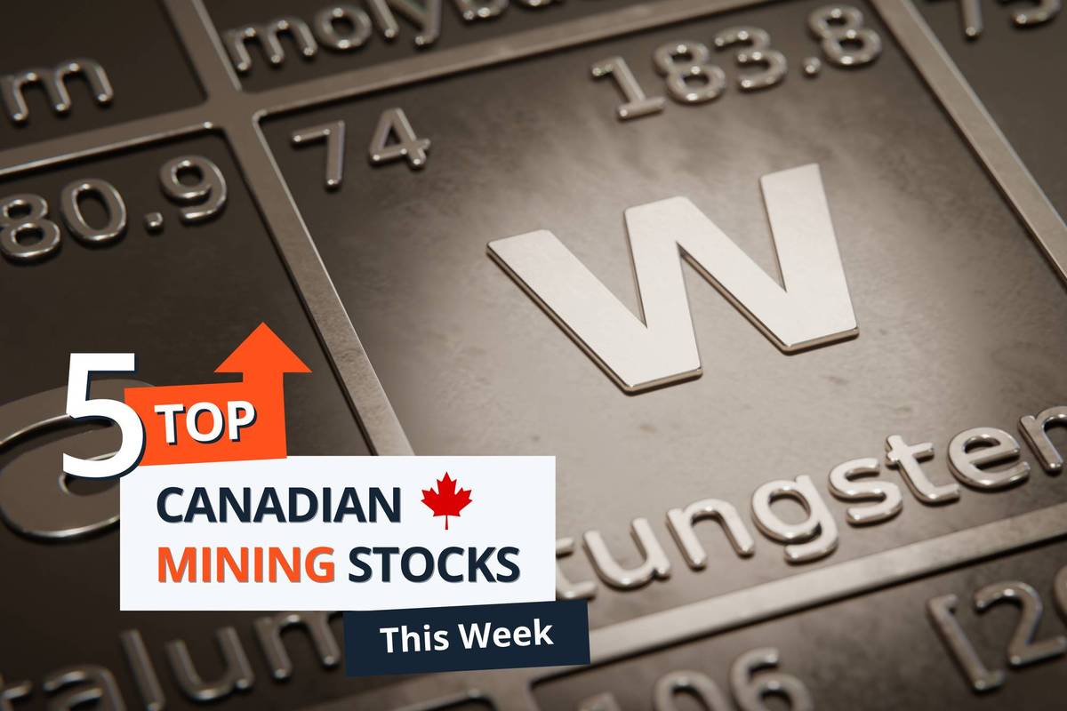 Top 5 Canadian Mining Stocks This Week: Adex Mining Shines with 171 Percent Gain