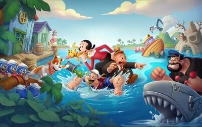 Popeye in Solitaire Grand Harvest Popeye in Solitaire Grand Harvest