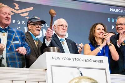 Medal of Honor Foundation visits the NYSE