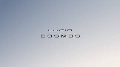 At Lucid Investor Day 2026, the company revealed the names of its first two midsize vehicles, including Lucid Cosmos.