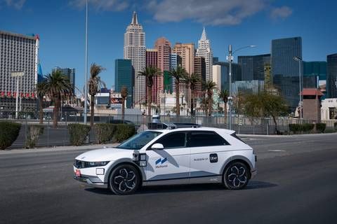Uber riders in Las Vegas can now be matched with an all-electric Motional IONIQ 5 robotaxi