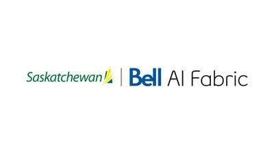 Logos of the Government of Saskatchewan and Bell AI Fabric (CNW Group/Bell Canada (MTL))