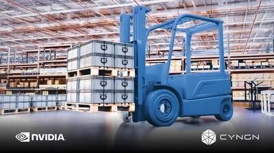 Over the past year, Cyngn and NVIDIA engineering teams have worked together to enable Cyngn's detailed forklift models. By bringing its validated vehicle dynamics models into a realistic digital factory environment in Isaac Sim, Cyngn can test how its forklifts move, turn, and respond to different surfaces before they operate in customer facilities.