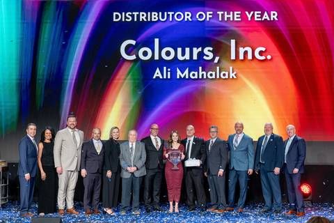 PPG's Automotive Refinish business selects Colours, Inc. as the 2025 PPG Platinum Distributor of the Year.