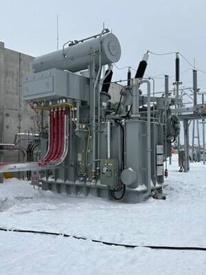 One of the Primary Transformers Supporting Site Power Distribution (CNW Group/Foran Mining Corporation)