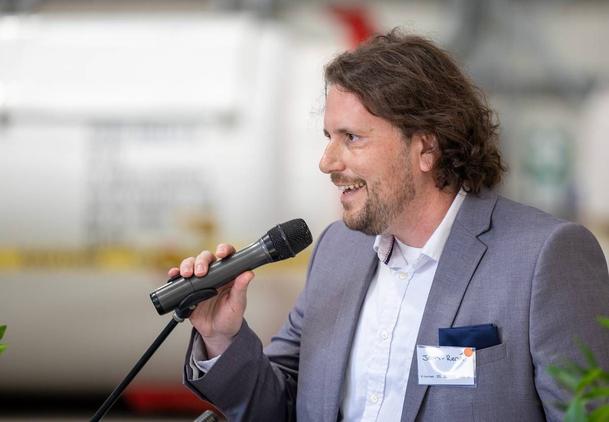 Jean-René Gagnon, PyroGenesis' Lead Process Engineer, at New Zealand's National Refrigerant Destruction Facility. Photo: Jamie Troughton/Dscribe Media