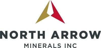 North Arrow Minerals logo - vertical and full colour. (CNW Group/North Arrow Minerals Inc.)