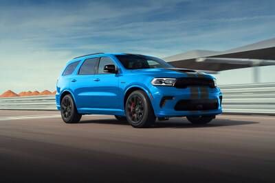 For the first time, the legendary 392-cubic-inch V-8 HEMI® engine is now standard on the Durango R/T model. With 475 horsepower and 470 lb.-ft. of torque, the new 2026 Dodge Durango R/T 392 Launch Edition delivers the most horsepower in the segment under $50,000 (all prices exclude tax, title and fees).