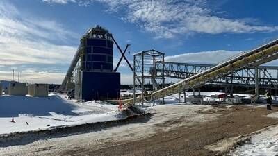 Crushed Ore Bin and Conveyance Systems (CNW Group/Foran Mining Corporation)