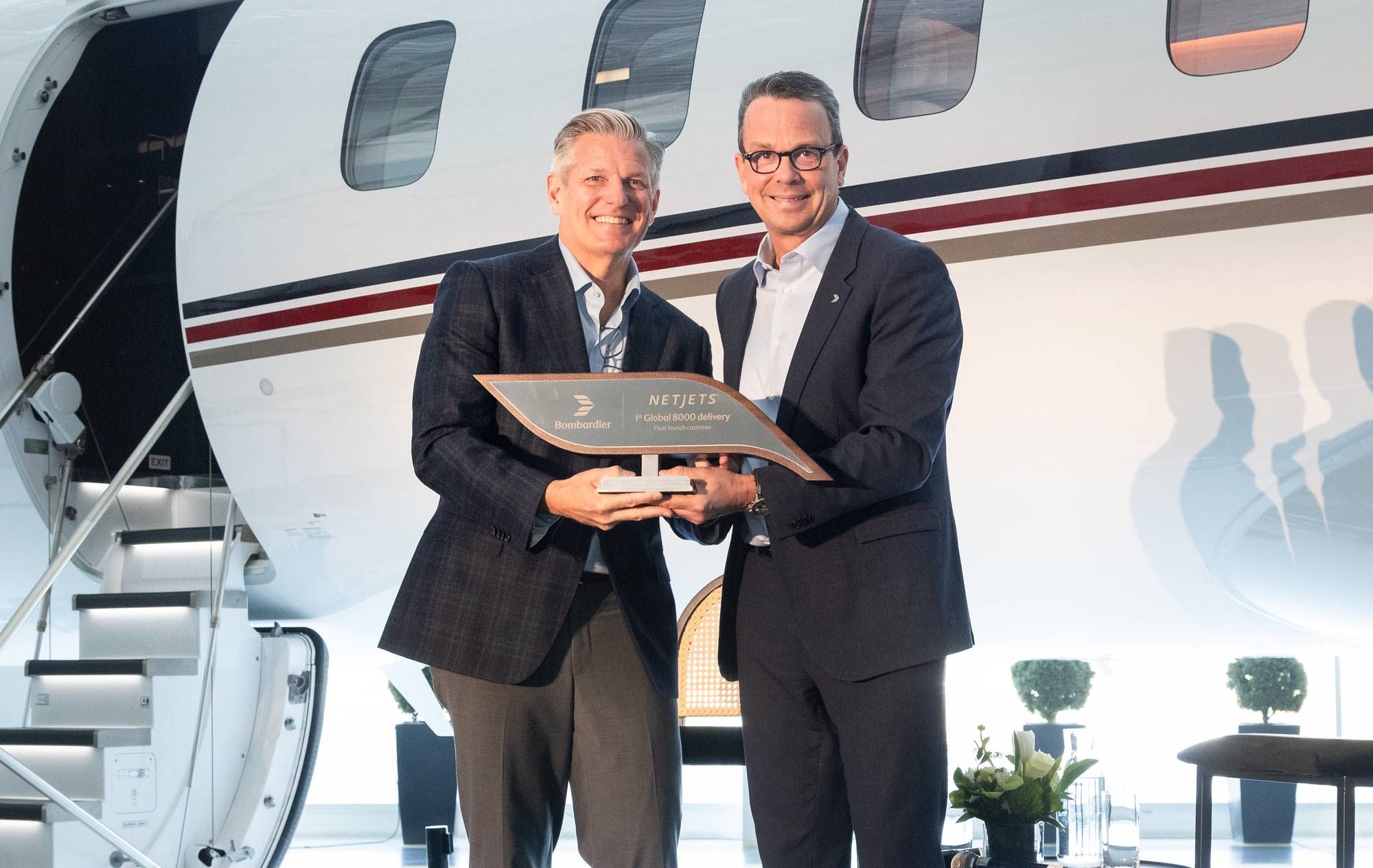 NetJets Global 8000 First Delivery