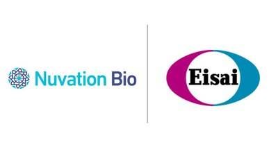 Nuvation Bio Inc.; Eisai Co., Ltd. logo