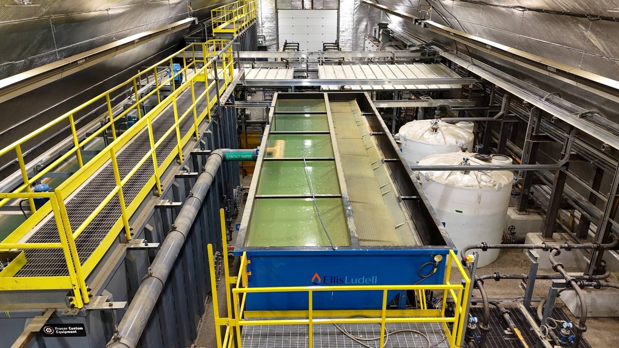 Figure 3: BL water treatment plant commissioning in progress