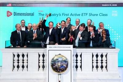 Dimensional Fund Advisors closed Q1 trading