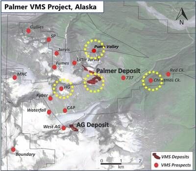 Figure 1: Target Areas for 2026 Diamond Drilling and Exploration Program. (CNW Group/Vizsla Copper Corp.)