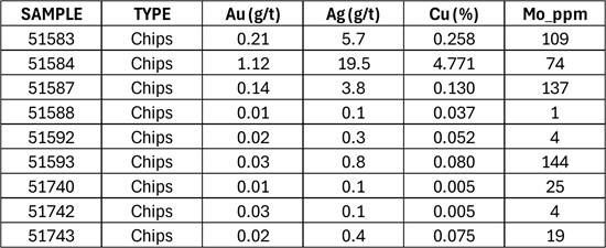 Cannot view this image? Visit: https://images.newsfilecorp.com/files/4631/291556_tableone_550.jpg