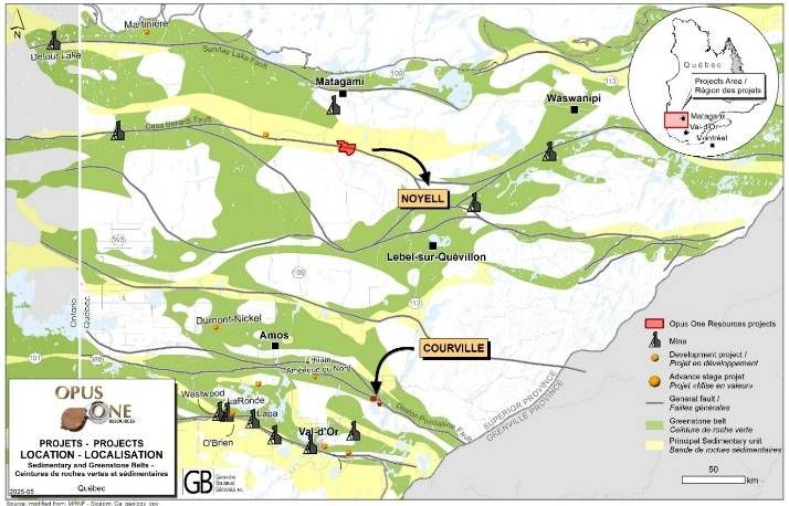 OPUS ONE'S NOYELL PROPERTY LOCATION MAPS