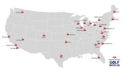 Bank of America will host Golf with Us clinics in cities across the U.S.