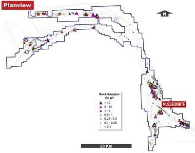 Figure 4: Plan View MSW Regional Compilation (CNW Group/Orla Mining Ltd.)