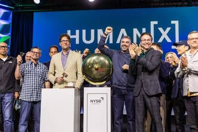 HumanX rang The Closing Bell remotely from San Francisco