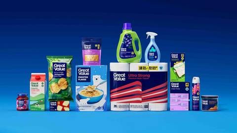 Walmart unveils redesign of flagship private brand, Great Value.