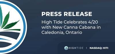 High Tide Inc., April 20, 2026 (CNW Group/High Tide Inc.)