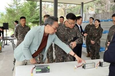 Live Demonstration of NEO's High-Performance Drone Batteries at Capital Mechanized Infantry Division Base (CNW Group/NEO Battery Materials Ltd.)