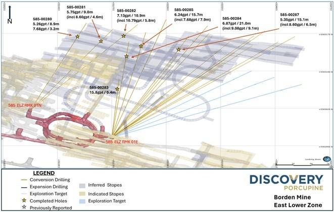 Borden Mine – East Lower Zone 