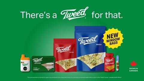The Tweed summer campaign launches over the Victoria Day long weekend, the traditional kickoff to the Canadian summer, spotlighting Tweed's updated portfolio, including three new flower strains and the popular Quickies pre-rolls.